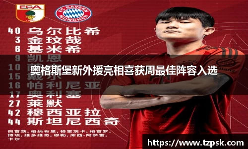 奥格斯堡新外援亮相喜获周最佳阵容入选